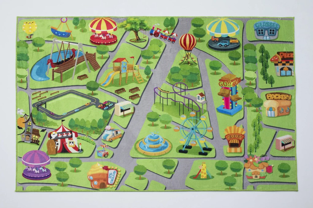 Detský koberec KIDS obdĺžnikový z polyesteru – jemný a odolný Rozmer: 120x170 cm