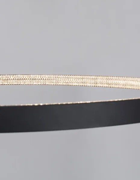 LED luster Preston 110 čierne