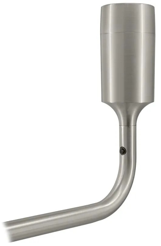 Kovové nástenné svietidlo bez tienidla v striebornej farbe Santé – UMAGE