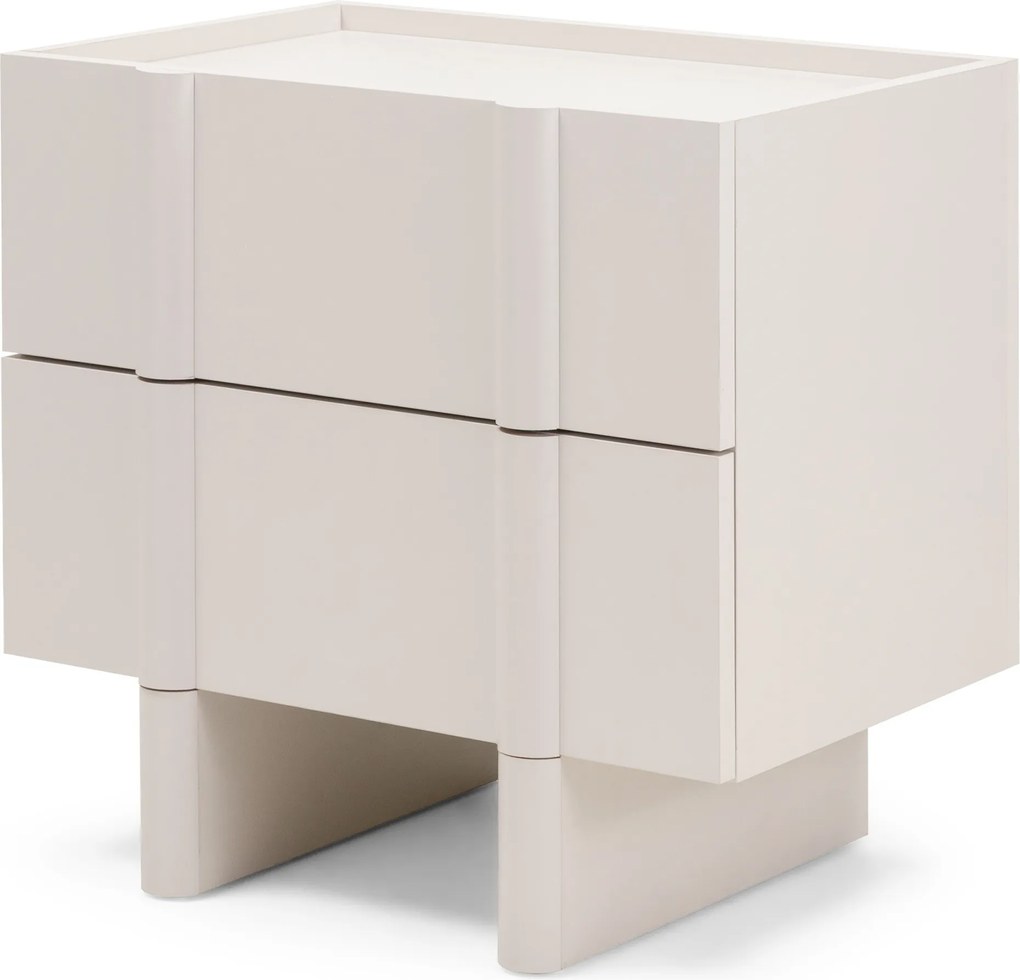 Noční stolek Moss 60 cm kašmírový