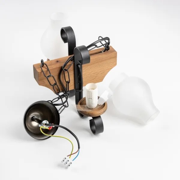 Brilagi - Luster na reťazi QUEEN 2xE14/40W/230V buk