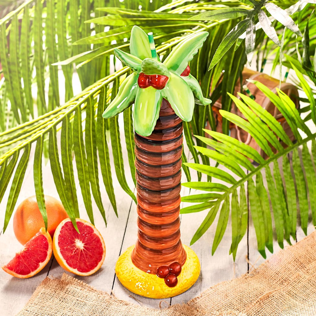 Bar@drinkstuff Palmový strom Tiki pohár 22oz / 630ml