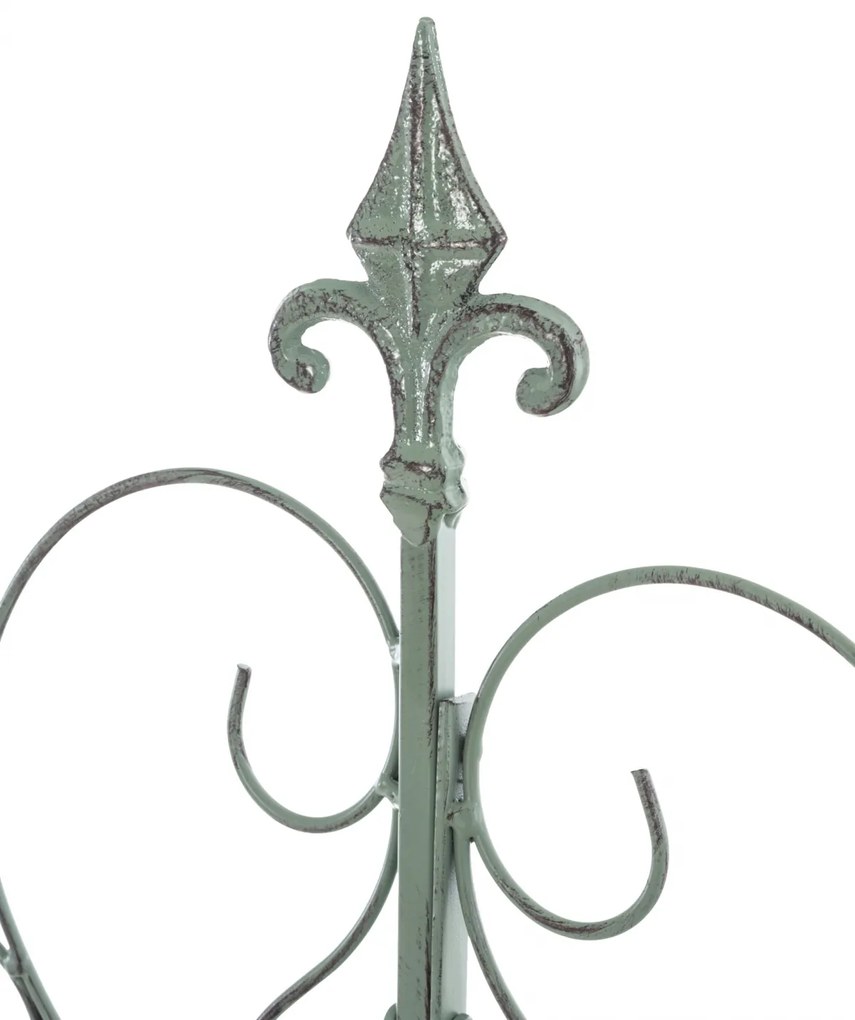 Mriežka na popínavé rastliny Mandevilla - 133 x 99 cm - Zelená antik