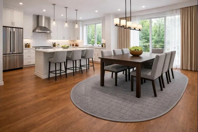 Vopi, Kusový koberec Udinese šedý ovál, 200x300, šedá, chodba / predsieň