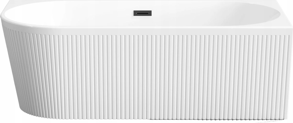 Invena Vaňa Voľne Stojaca Ryhovaná 170 Glamour Trend Pravá Syf.čierna