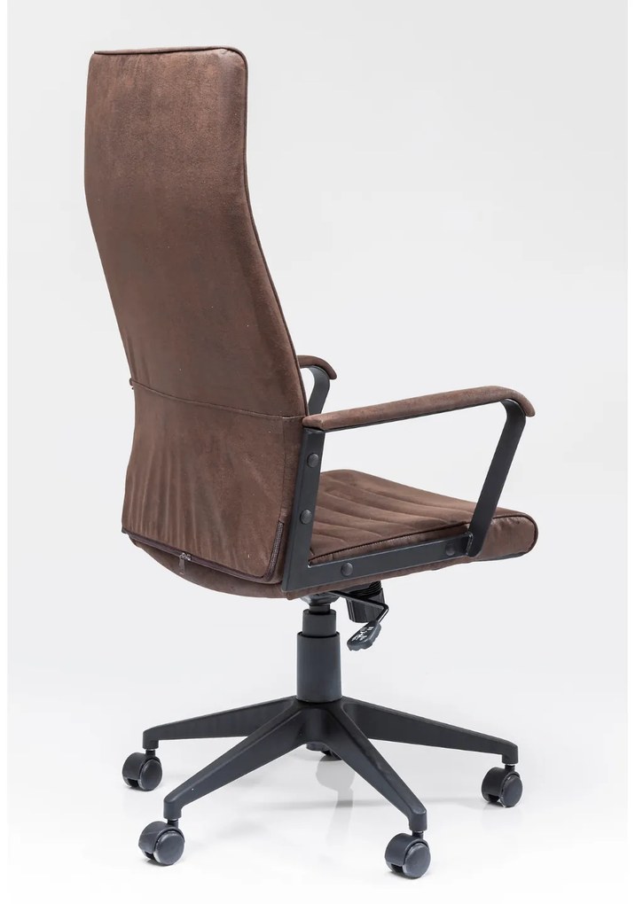 Labora kancelárska stolička s vysokým operadlom hnedá