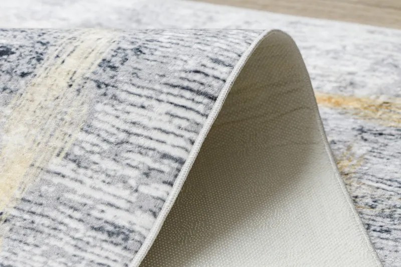 Dywany Łuszczów, Kusový koberec ANDRE Frame 1065, 120x170, šedá, chodba / predsieň