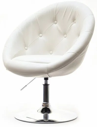 Kreslo Lush 3 (biela + zlatá). Akcia -24%. Vlastná spoľahlivá doprava až k Vám domov. 1110203