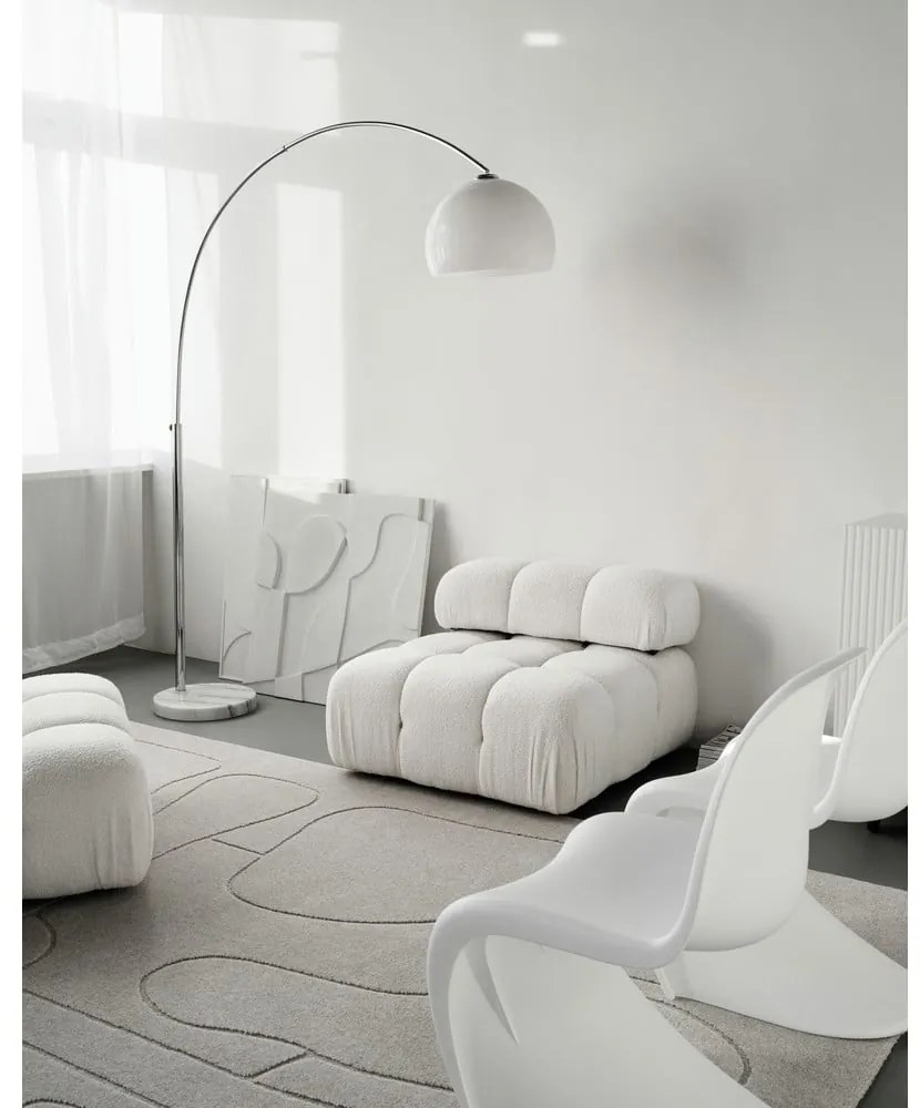 Svetlosivý vlnený koberec 133x190 cm Morphic – Agnella