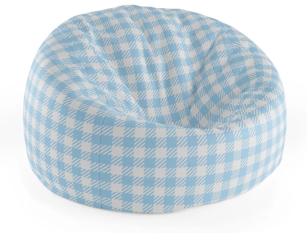 Sablio Sedací vak Cocoon Štvorcový vzor - 75 x 45 x 35 cm