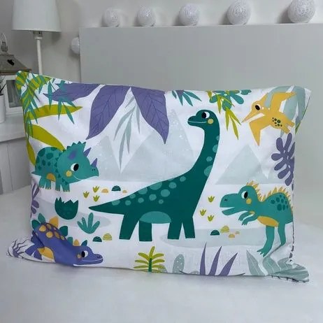 Jerry Fabrics Obliečky do postieľky 100x135 + 40x60 cm - Dino "Cute and wild"