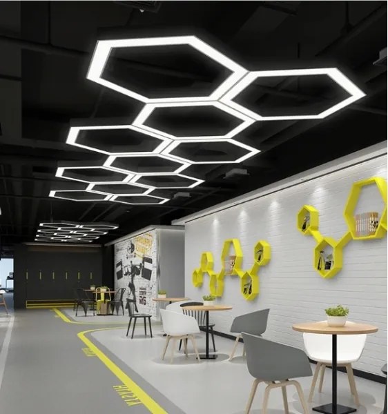 LED luster na lanku LED/20W/230V, čierny