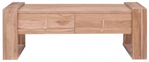 vidaXL Konferenčný stolík 110x60x40 cm masívne teakové drevo-