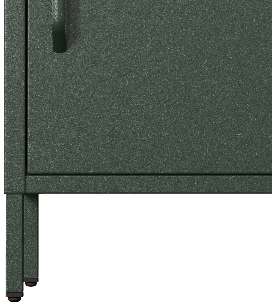Nočný stolík MIA, 424 x 595 x 400 mm, Modern: fľaškovo zelená farba