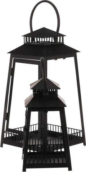Set dvoch lampášov čierny LUC307 (2 ks)