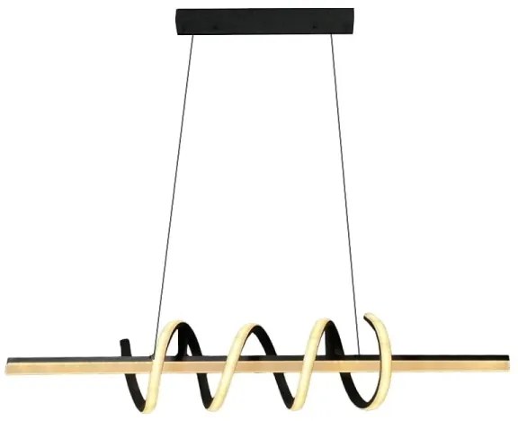 LED Stmievateľný luster na lanku LED/70W/230V 3000-6500K + diaľkové ovládanie