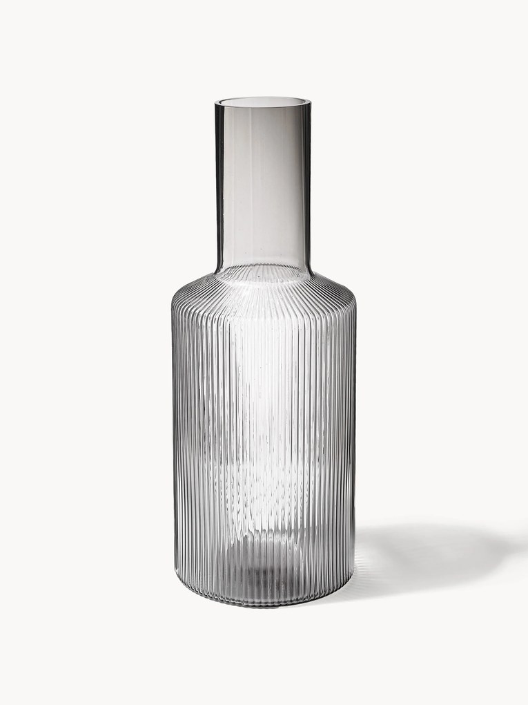 Ručne fúkaná karafa's reliéfnym vzorom Ripple, 1 l
