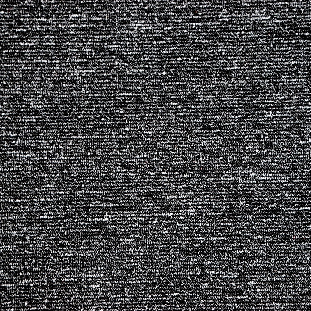 Timzo, Koberec metráž Mammut 8029 čierny, na mieru, šíře 4m, šedá, ab (mriežka), chodba / predsieň