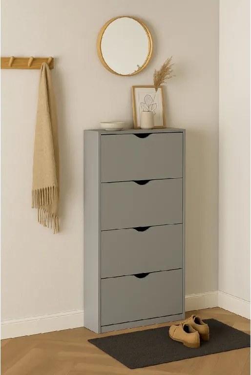 Noela Botník so 4 priehradkami sivý LUNARO