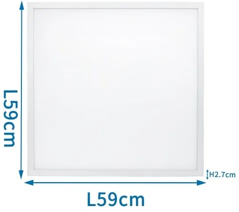 Aigostar - LED Podhľadový panel LED/40W/230V 3000K/4000K/6500K 60x60cm biela