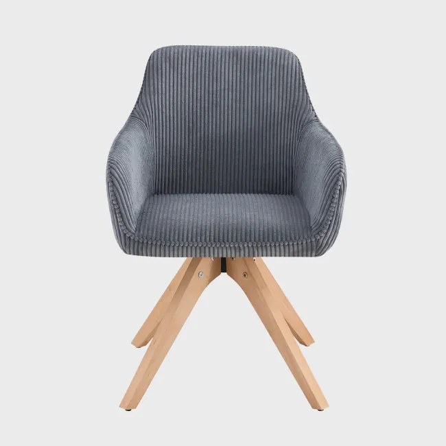 Jedálenská stolička PEMA tmavosivá 708817