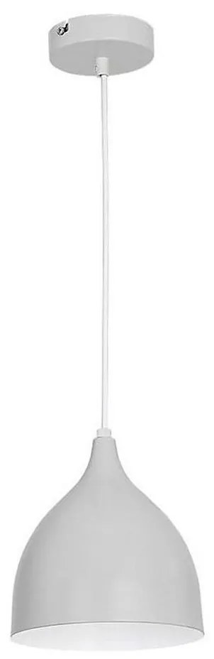 Luster na lanku NOAK 1xE27/15W/230V šedá