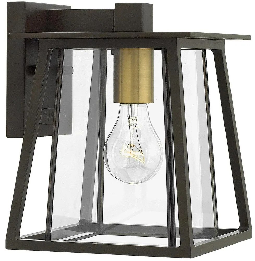 Elstead HK-WALKER2-S - Vonkajšie nástenné svietidlo WALKER 1xE27/100W/230V IP44