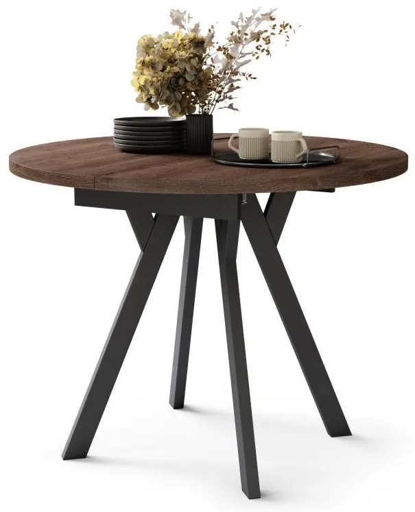 Jedálenský stôl ARTUR dub/čierna