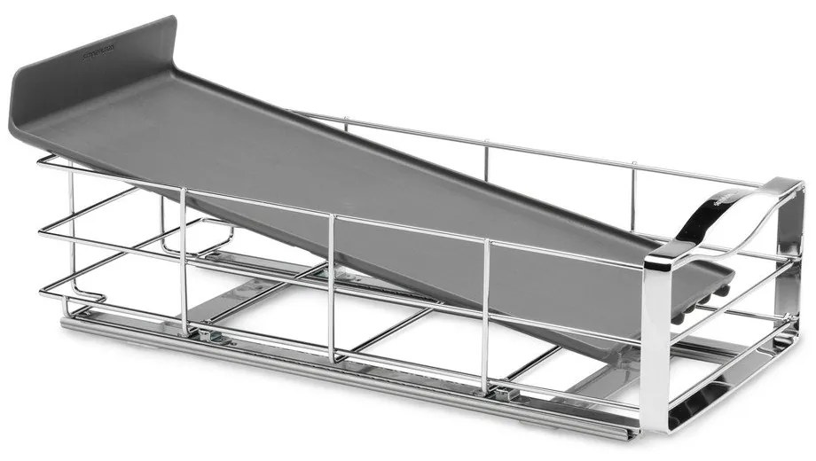 Oceľová prídavná polička – simplehuman