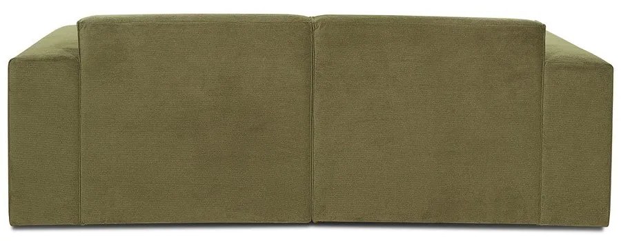 Zelená menčestrová pohovka 202 cm Sting - Scandic