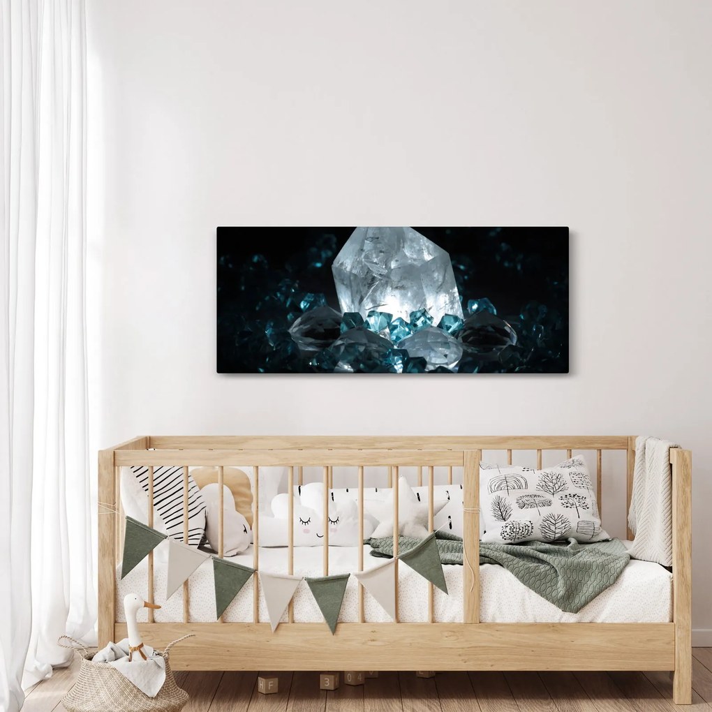 Obraz kryštálu (120x50 cm)
