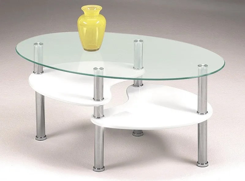 Konferenčný stolík Panty, biely