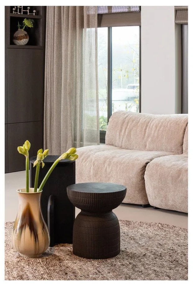 Okrúhly odkladací stolík z masívu akácie ø 30 cm Kioni – WOOOD