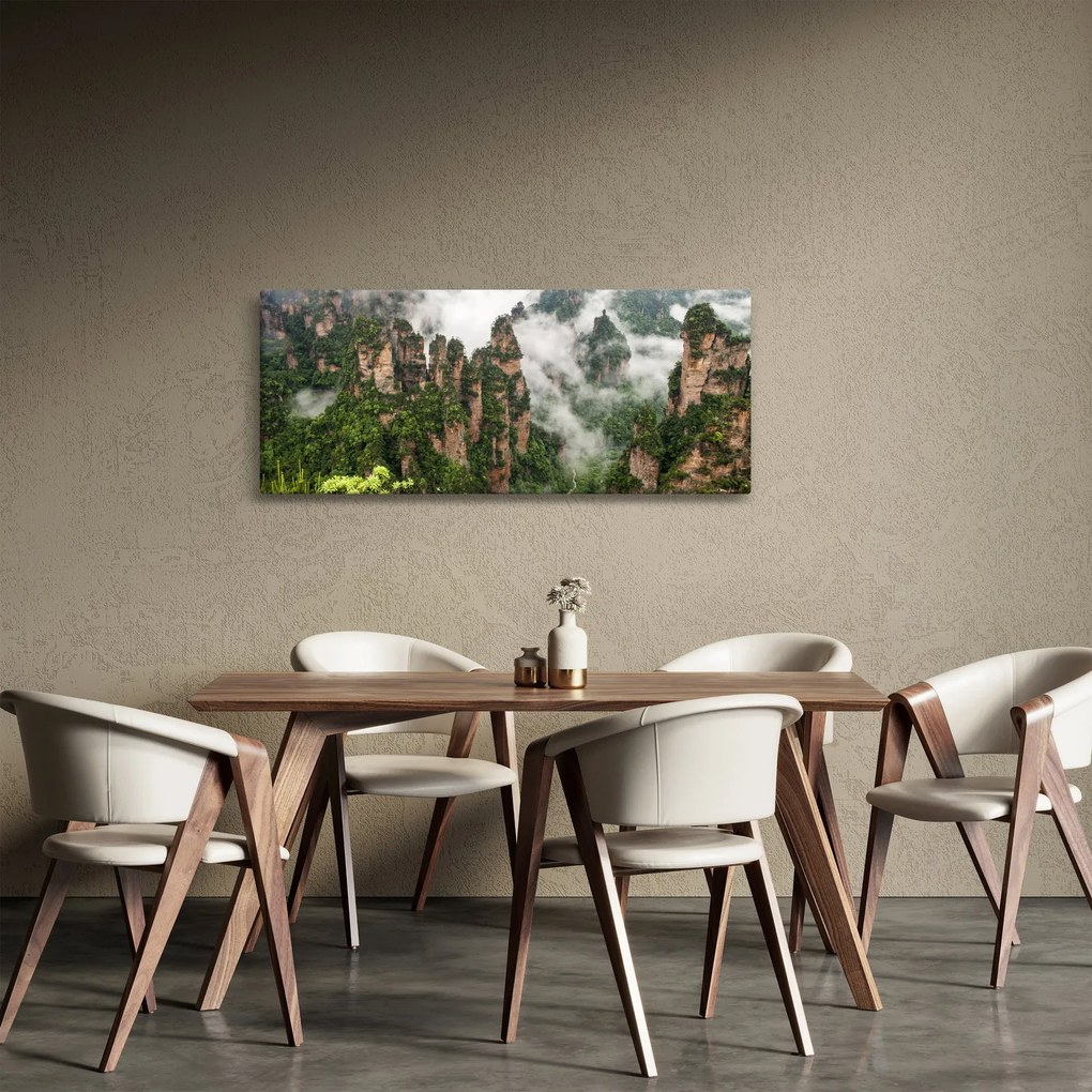 Obraz - National Park Zhangjiajie, Čína (120x50 cm)