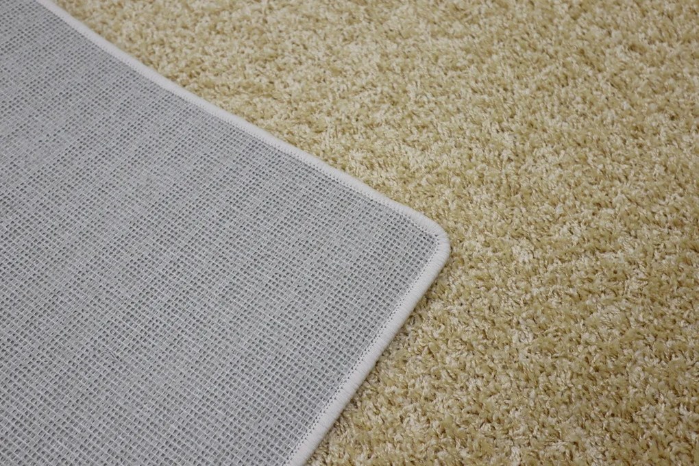 Vopi, Koberec behúň na mieru Color Shaggy béžový, šíre 70 cm, béžová, detská izba