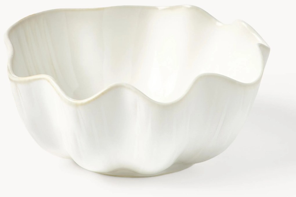 Porcelánové misky v tvare mušle Andrina, 4 ks