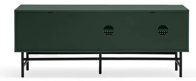 Tmavozelený TV stolík 140x52 cm Punto - Teulat