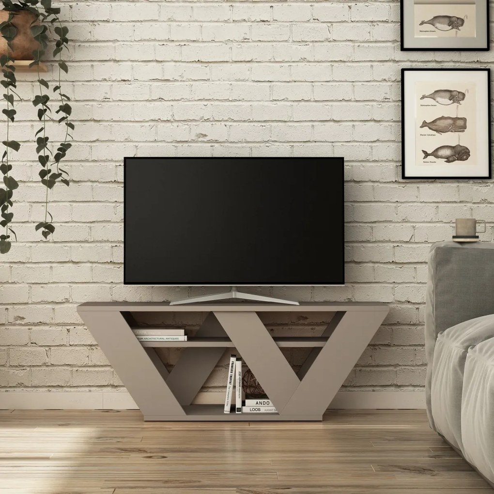 TV stolík PIPRALLA 110 cm kávový