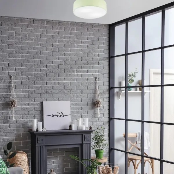 Stropné svietidlo SIRJA PASTEL 2xE27/60W/230V pr. 45 cm zelená