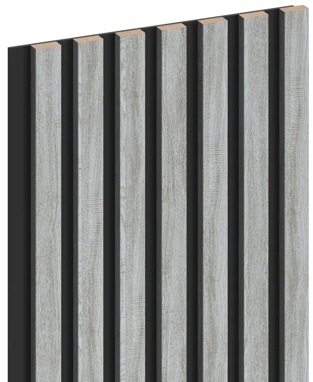 Mexen Lam-B, stenové lamely 275 × 31,5 cm, HDF doska 4 mm, dub ľadový, S100-275317-2812-061