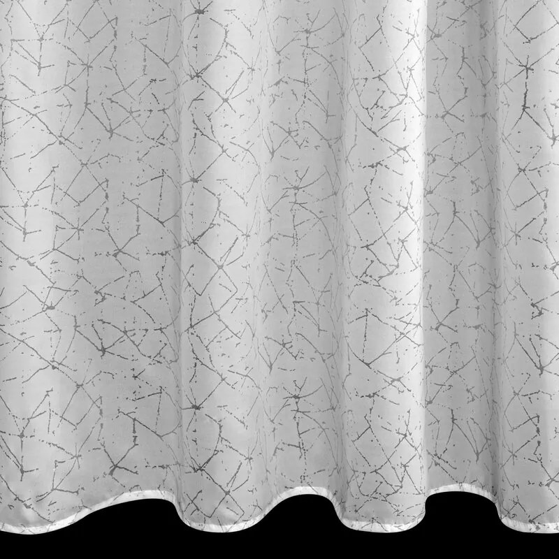 ZÁCLONA ROXI NA PÁSKE 140X270 CM BIELA