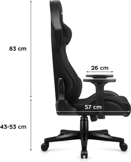 Herná stolička Force 7.6 Black