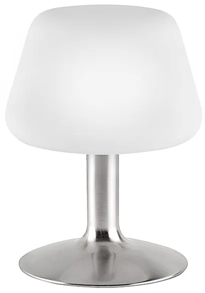 Stolná lampa z ocele s 3-stupňovým dotykovým stmievačom vrátane LED - Tilly