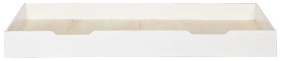 Biela spodná zásuvka pre posteľ WOOOD Nikki, 200 × 90 cm