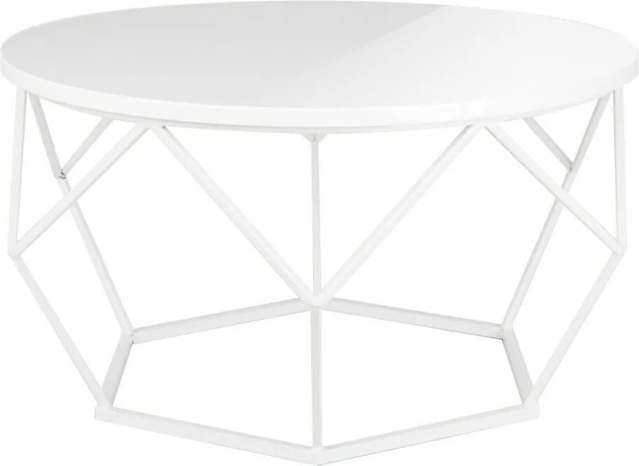 DekorStyle Konferenčný stôl Nevys biely