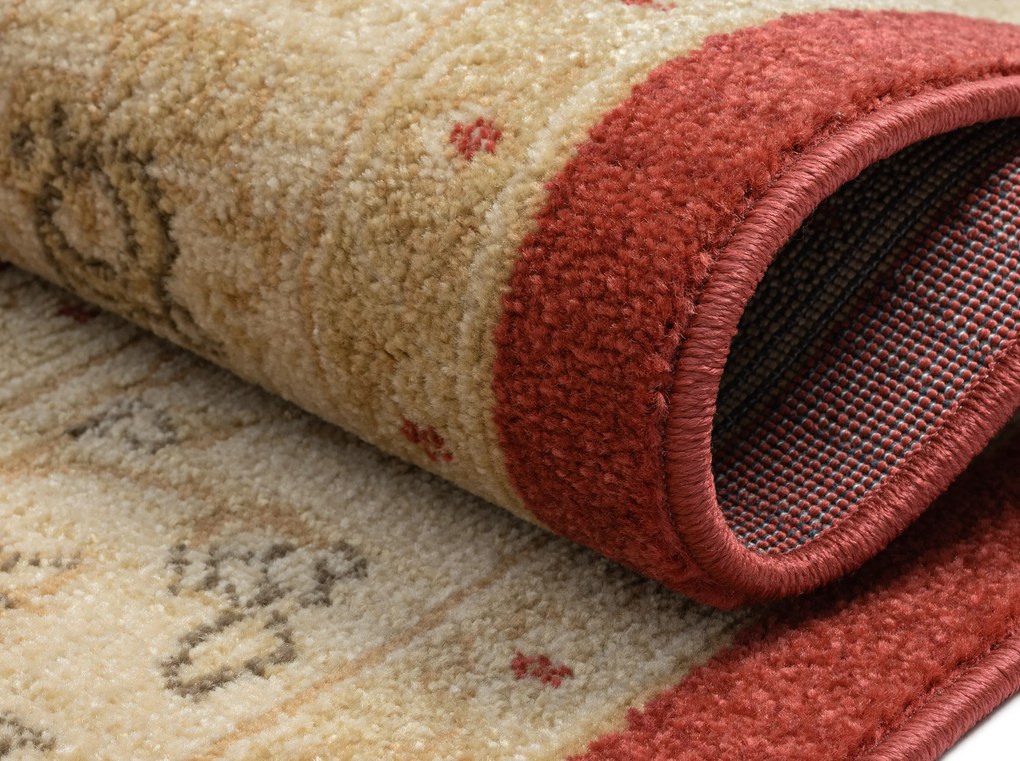 My Flair, Kusový koberec Maryam 3 weinrot, 160x230, červená, chodba / predsieň