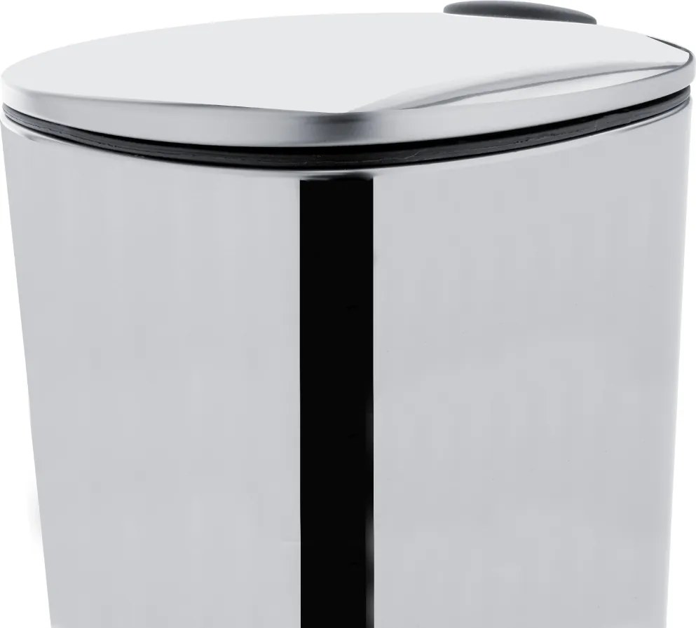 Nimco Odpadkový kôš 5l, nerez lesk - KOS 9005-18