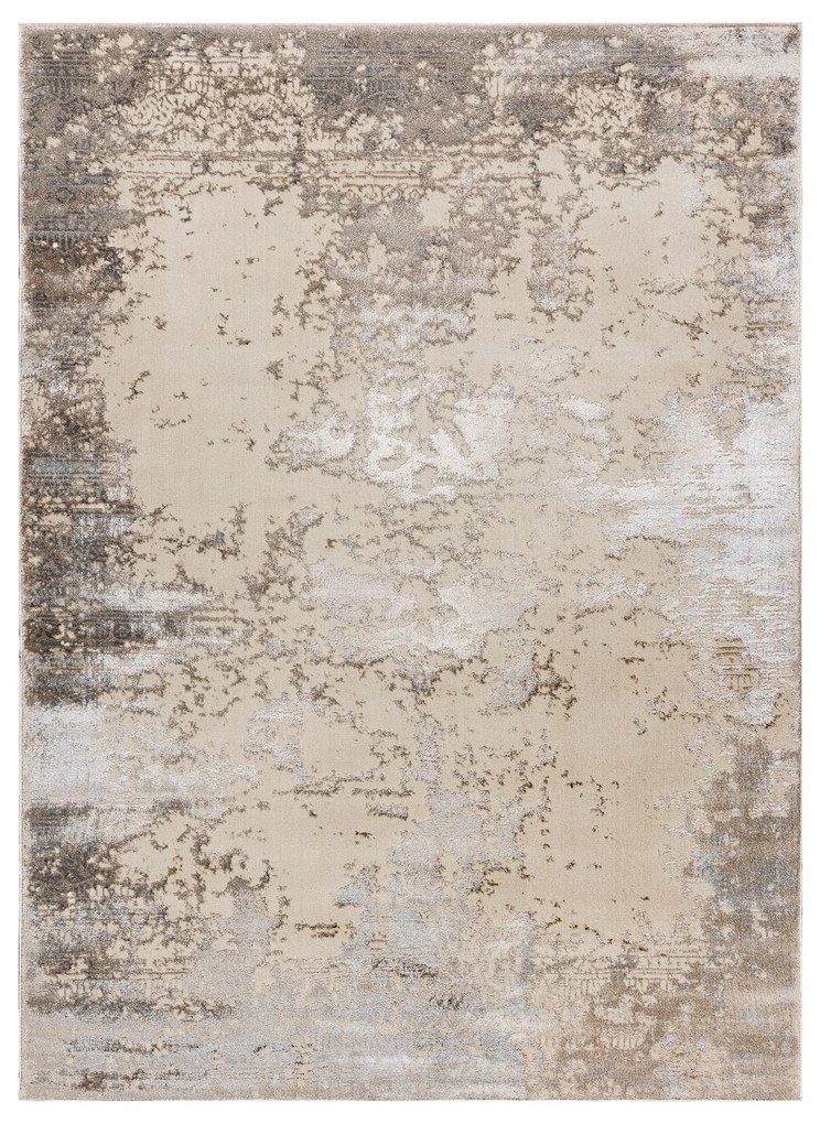 Koberec BLISS Z194AZ148 tmavo béžový / béžový - Abstrakcia