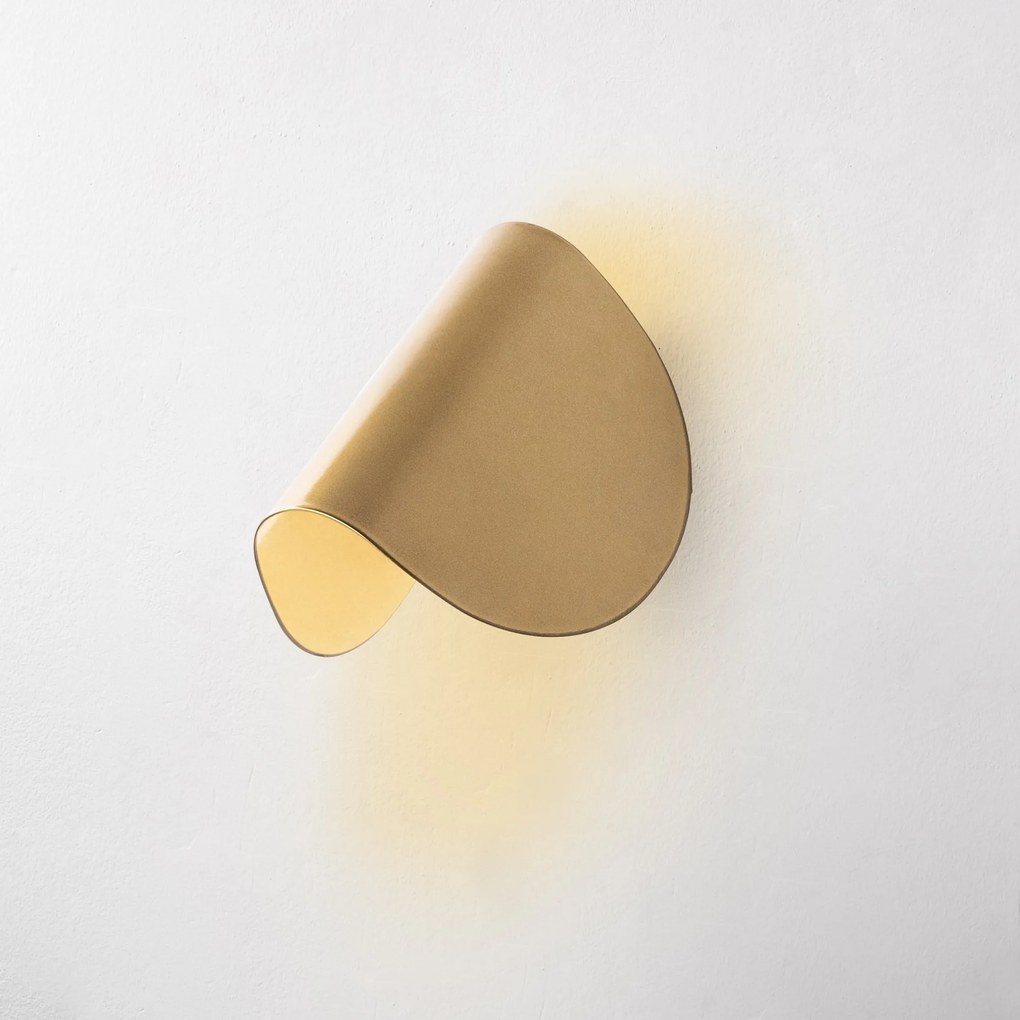 Nástenné LED svietidlo Heybe zlaté