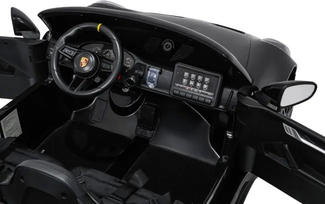 Elektrické autíčko Porsche 911 GT3 pretekárske čierne